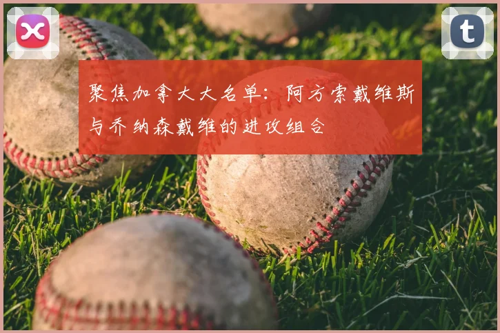 聚焦加拿大大名单：阿方索戴维斯与乔纳森戴维的进攻组合